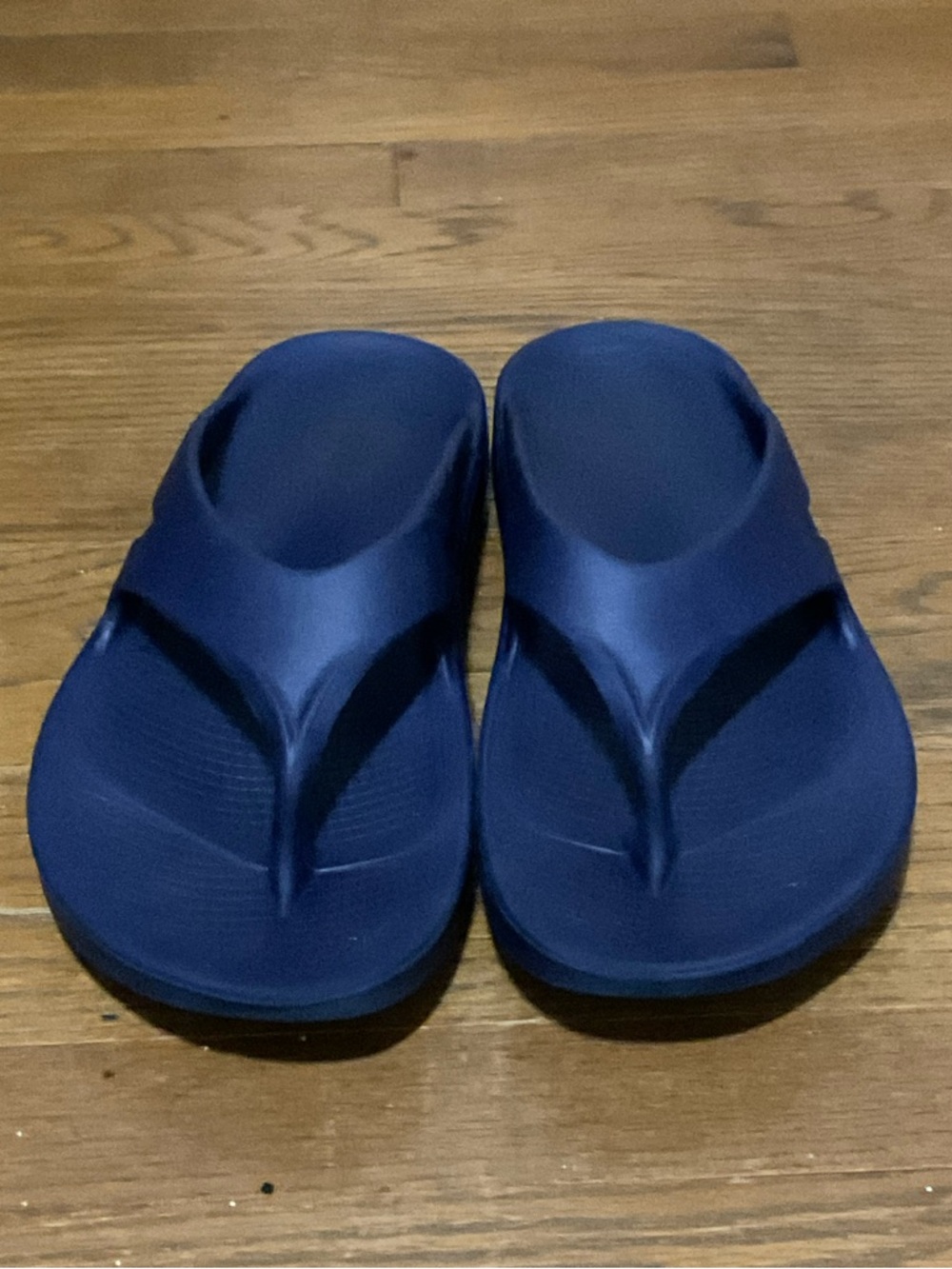 Oofos Blue Recovery Thong Sandals/Flip Flops. In Very Good Condition. Men’s 13. - Picture 2 of 9